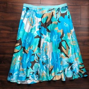 Banana Republic Silk A-Line Skirt Size 12